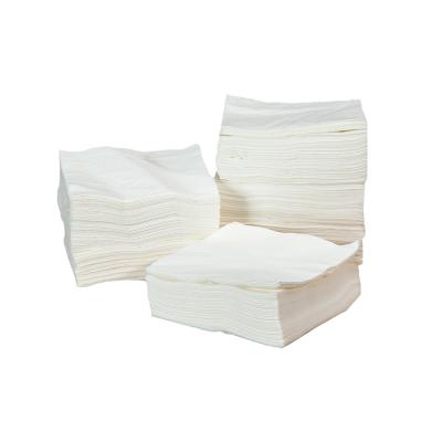 China 1 Ply 2ply White Recycled Disposable Towel Logo Pure Wood Pulp Wedding Napkins Event Customized for sale