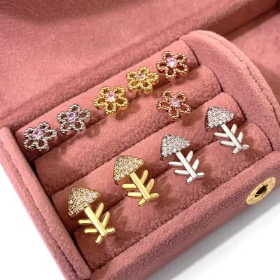 China Other Fashion Women Jewelry Gold Plated Stud Earrings for sale