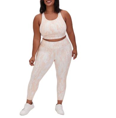 China Promotion Yoga Set Breathable Leggings Wear Seamless Logo 2 Sets Mat Custom Plus Size Shapers For Women for sale