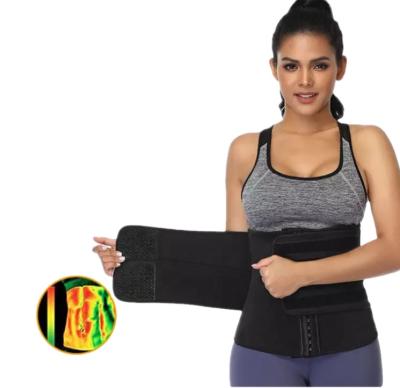 China Breathable NO MOQ Neoprene 3 Belt Waist Trainer Fit Gym Fitness Body Shaper Sweat Waist Cincher High Quality for sale