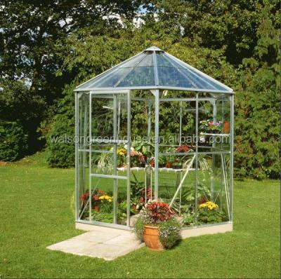 China Easily Assembled Industrial Commercial Tropical Galvanized Steel Garden Greenhouse zu verkaufen