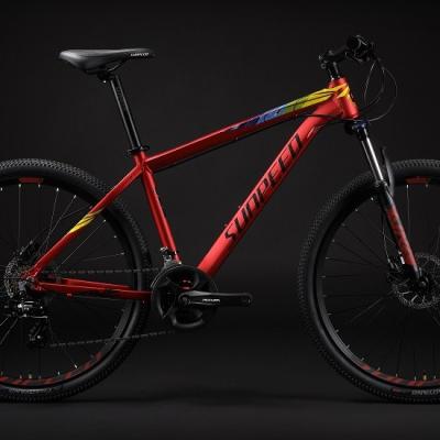 China Hot Selling New Popular Design SUNPEED Frame 24 Speed ​​Mountain Bike / Aluminum Bicycle for sale