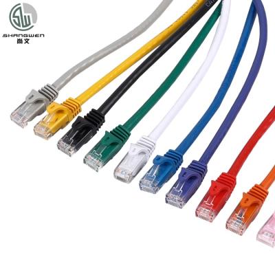 China UTP rj45 cat5e cat6 cat6a networking or computer 5m computer network patch cord communicatioan 1m 3m for sale