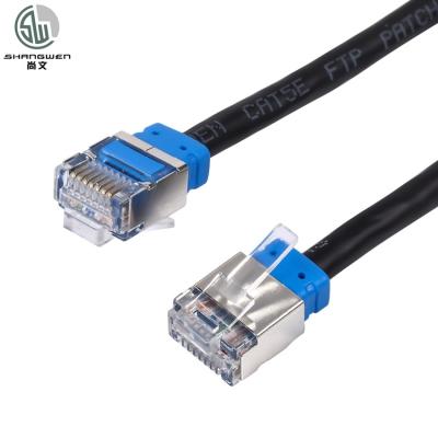 China Networking Or Computer Short Body Rj45 FTP Network Patch Cord Communication Ethernet Cable 28awg 28awg Cat5e 4P for sale