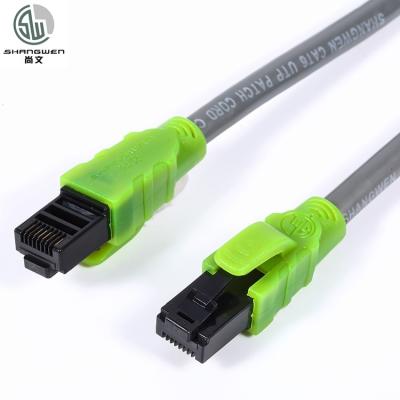 China LAN 4p Computer High Speed ​​PVC Copper Luminous Jacket Cat6a UTP Indoor Networking or Networking Cable Patch Cord LSZH for sale