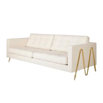 China Industrial Fashion Stainless Steel Sofa Gold Frame for sale