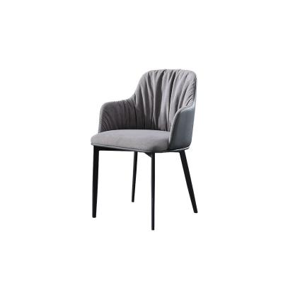 China Nordic Modern Wholesale Furniture Design Canvas Slipcover Dining Room Chairs With Metal Legs zu verkaufen