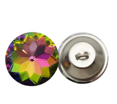 Cina 2021 GREAT VICTORY 2021 Size Colorful Customized Crystal Button Viable For Living Room in vendita