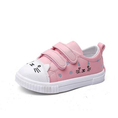 China Pretty Breathable Girls Sneakers Soft Fashion Model Kid Bling Kids Casual Shoes for sale