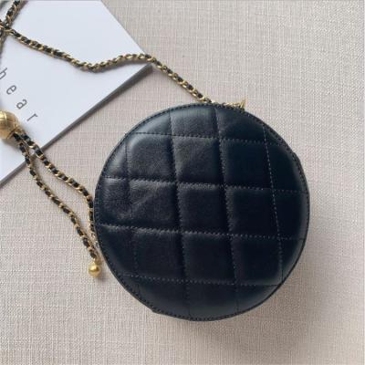 China GENUINE LEATHER Leather Brand Ladies Bag Luxury New Small Circle Women Cross - Round Body Handbag for sale