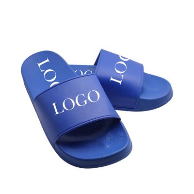 China Waterproof Custom Printing Logo Pattern Unisex Black Plain Mens EVA PVC Sandals Slides Slippers for sale