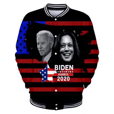 China Hot Sale Biden Harris Presidential Campaign Baseball 3D Digital Printing Casual Uniform Anti-pilling for sale