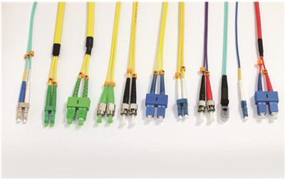 China LSZH Single Mode Fiber Optic Patch Cord SC FC LC ST Type With Custom Length for sale