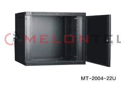 China 19 Inch Wall Mount Open Frame Rack Data Cabinets ISO 9001 Certificate for sale