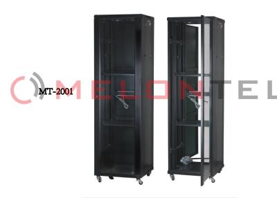 China Safety Server Rack Cabinet , Open Frame Rack Cabinet Lockable Key Type for sale