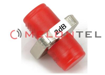 China FTTH Fixed Optical Attenuator FC Female - Female Adapter Type , 5 DB 2 DB 8dB for sale