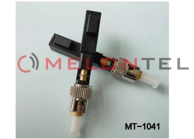 China Krone Test Cord Quick Connect Fiber Optic Connector , ST Fiber Connector for sale