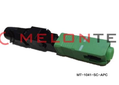 China Green Field Installable Fiber Optic Connector , Fusion Splice On Connector for sale