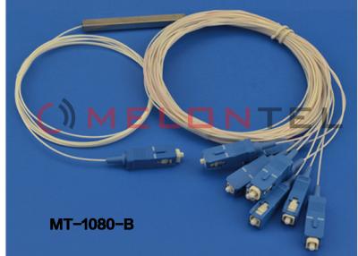 China SC 1x8 Fiber Optical Power Splitter Module SC Interface 55dB For CATV for sale