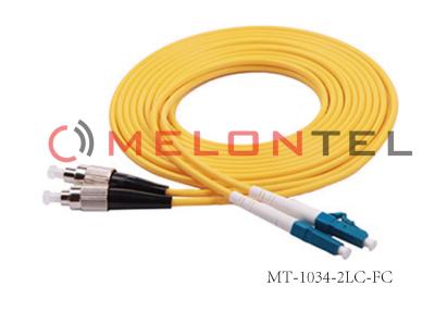 China DP SM 2LC-FC Fiber Patch Cord ABS Material Low Insertion Loss , RoHS Compliant for sale