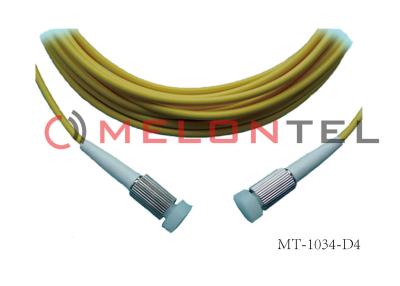 China Single Mode SM D4 Duplex Fiber Optic Cable 100% Optical Test For Telecom for sale