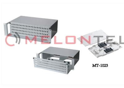 China 48 96 Pore FC Rack Mount Patch Panel Fiber Optic , Fiber Optic ODF With Splicing Tray for sale