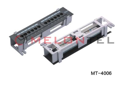 China CAT5E CAT6 8 Port Patch Panel Wall Mount for sale