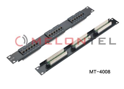 China AMP Type 18 Port Network Patch Panel Rack Mount RJ45 For LAN Cabling Network for sale