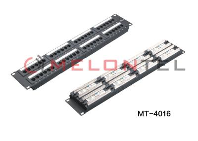 China 48 Port Cat6 RJ45 Network Patch Panel Wall Mount For 3M Keystone Modular for sale