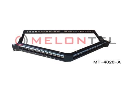 China Triangle Network Patch Panel Blank Unloaded CAT5E CAT6 Empty Patch Panel for sale