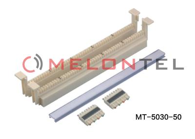 China 50 Pair Category 110 Termination Block Cat5e Patch Panel Without Legs for sale