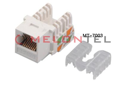 China CAT5E Keystone RJ45 Pcb Modular Jack Polycarbonate Module Material For Network for sale