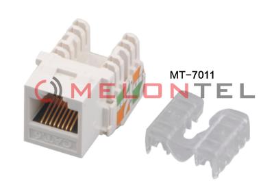 China Industry Standard Keystone Module Rj45 Punch Down Jack , Cat6 Rj45 Connector for sale