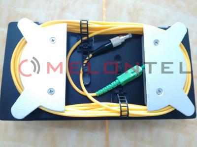 China Single Mode 9 / 125um OTDR Launch Cable Box Test Extension Line Yellow Color for sale