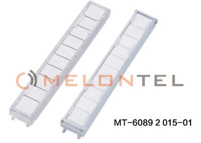 China 10 Pair Krone Module Label Holder , LSA Hinged Label Holder For Telecommunication for sale