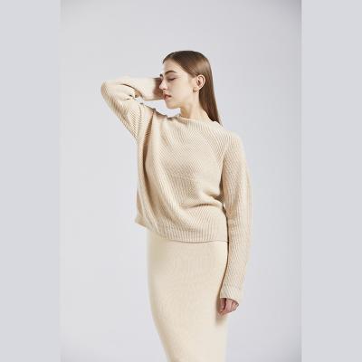 China Chunky Knit Cashmere Logo Loose Cable Women' Butterfly Anti-wrinkle Sweater Panel S Sweater for sale