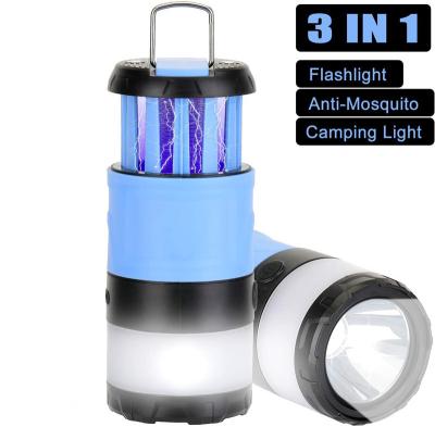 China Modern Outdoor Summer Camping Light Lantern Rechargeable Led Mosquito Killer Lamp for sale