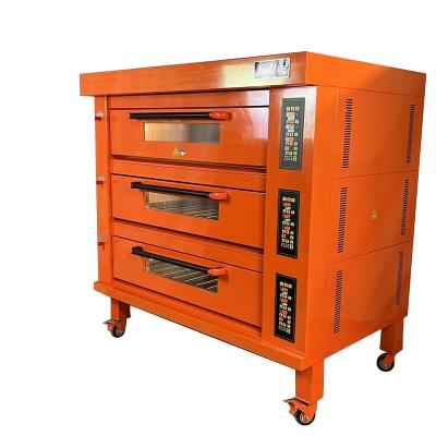 China Hot Selling Platform Commercial Supply Orange Intelligent Electric Oven Suitable For Baking Bread, Cake, Meat for sale