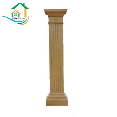 China Roman Decorative Hollow Cast Stone Pillars for sale