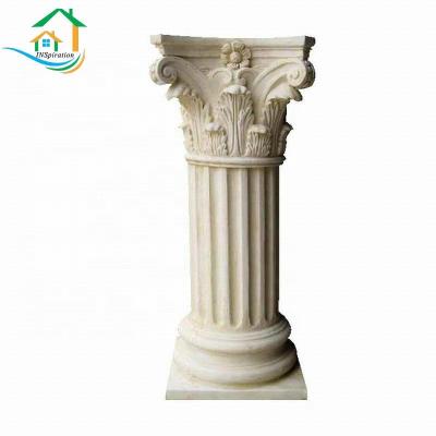 China Classic Design Hollow Cast Stone Roman Column for sale