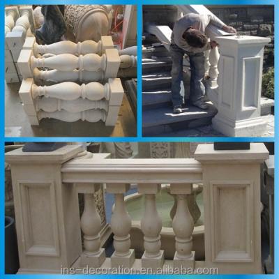 China Eco-friendly Classic Cast Stone Balustrade for sale