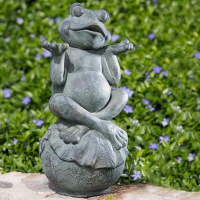 China Eco-Friendly Outdoor Frog Water Fountains for sale