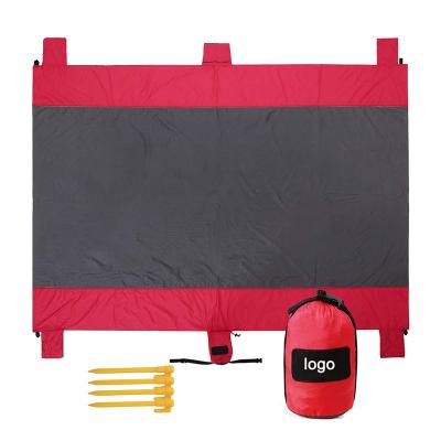 China Outdoor Waterproof Oversized Picnic Mat Pocket Beach Blanket for the Beach for sale