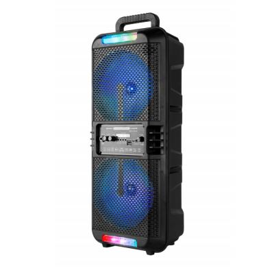 China Guangzhou AVCROWNS No Speaker Portable High Quality Multimedia 8 Inch Dual Bass Speaker With USB/TF/BT/FM for sale