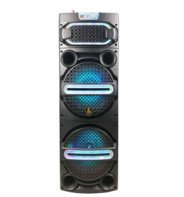 China No Step High Power 60W Dual Speaker 12 Inch Audio System BT Multimedia Trolley Speaker for sale