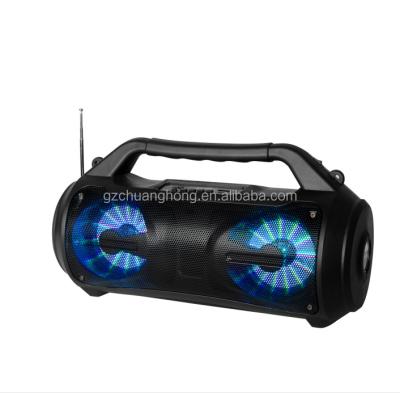 China None Dual 4 Inch Mini Portable Wireless Speaker With Strap DJ Party Music Player for sale