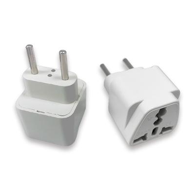 China Dual USB Ports Hot Selling European Plug Adapter Charging Power Converter, US USA American Travel to EU European Europe for sale