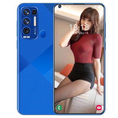 China Dual SIM Card 3D Plating Back Cover 4G 7.2 Inch LCD Full Page Face Open Smartphone Four Cameras Beautification Camera Mobile Phone for sale