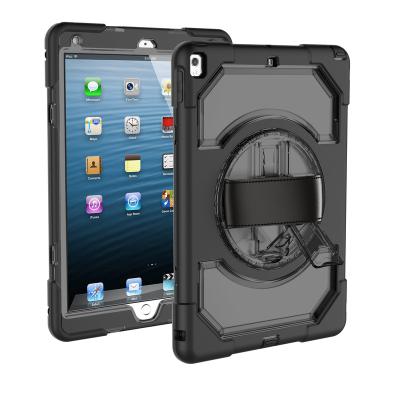 China Ultra Thin For iPad 10.5 3D Air Resistant Rugged Case With Hands Strap, Shockproof PC Silicone Case For iPad 10.5 Inch Case for sale