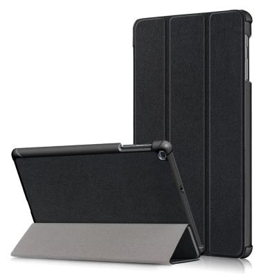 China Ultra Slim Smart Flip PU Leather Magnetic Tablet Case For Samsung Galaxy Tab A 10.1 T510 T515 2019,Triple Tablet Case For Samsung Tab A for sale